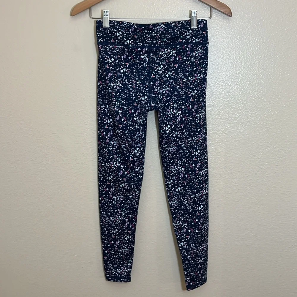 Eddie Bauer Navy Speckled Leggings Pants